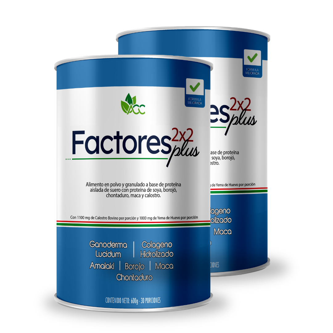KIT x 4 unidades - Factores 2X2 Plus
