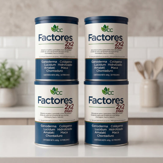 KIT x 4 unidades - Factores 2X2 Plus