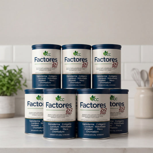 Paga 6 lleva 8 - Factores 2X2 Plus