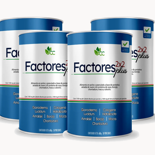 KIT x 4 unidades - Factores 2X2 Plus
