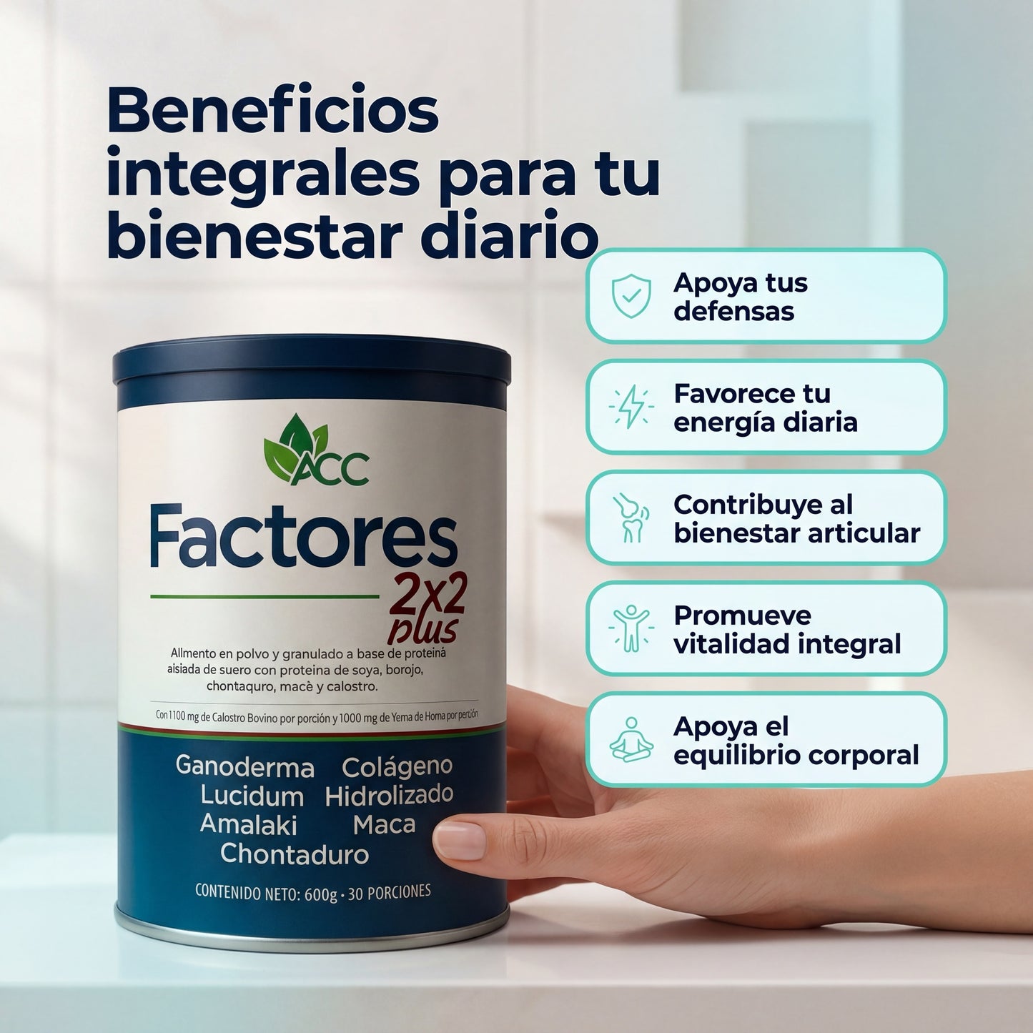 Paga 6 lleva 8 - Factores 2X2 Plus