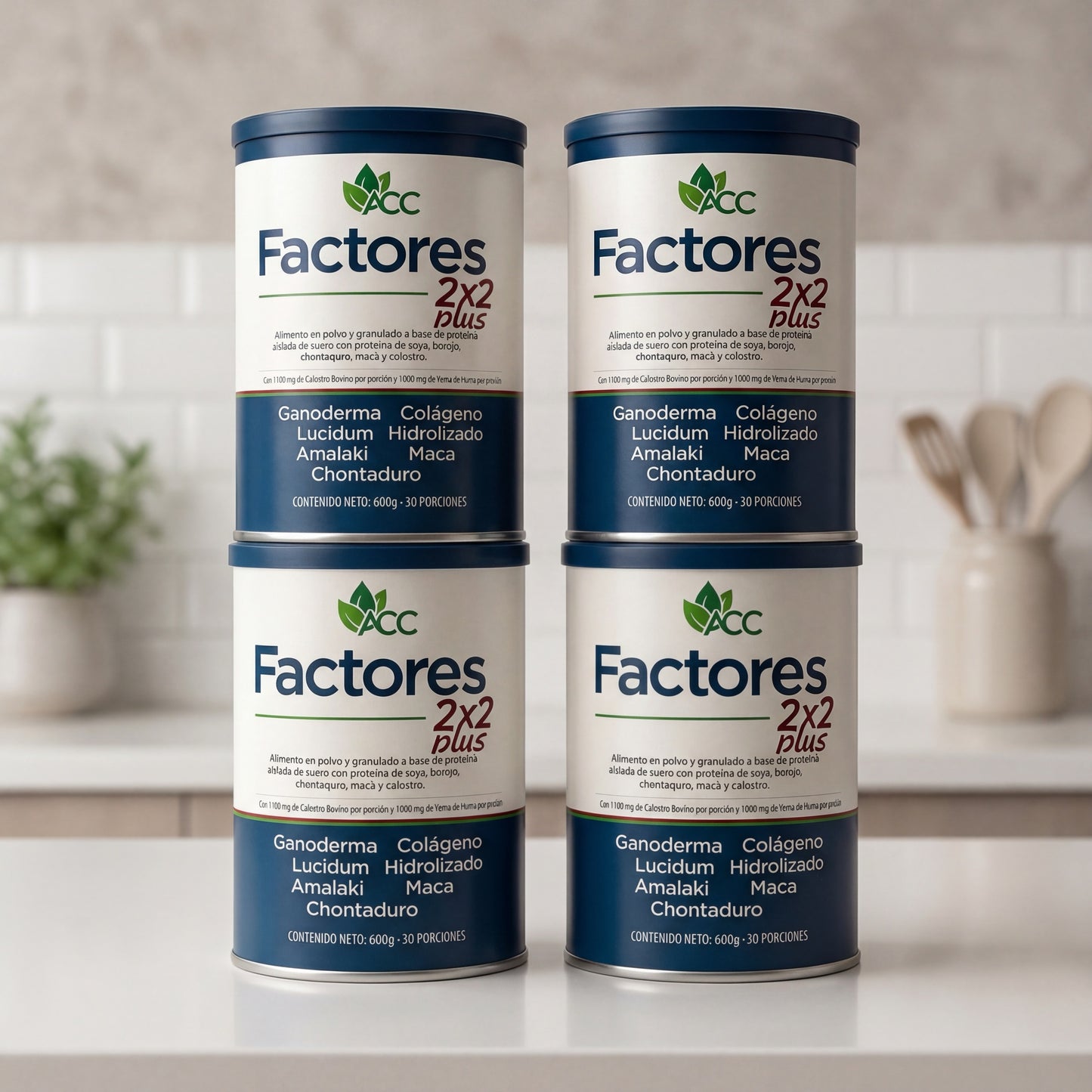 KIT x 4 unidades - Factores 2X2 Plus