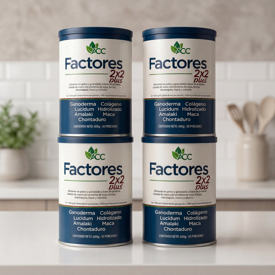 KIT x 4 unidades - Factores 2X2 Plus